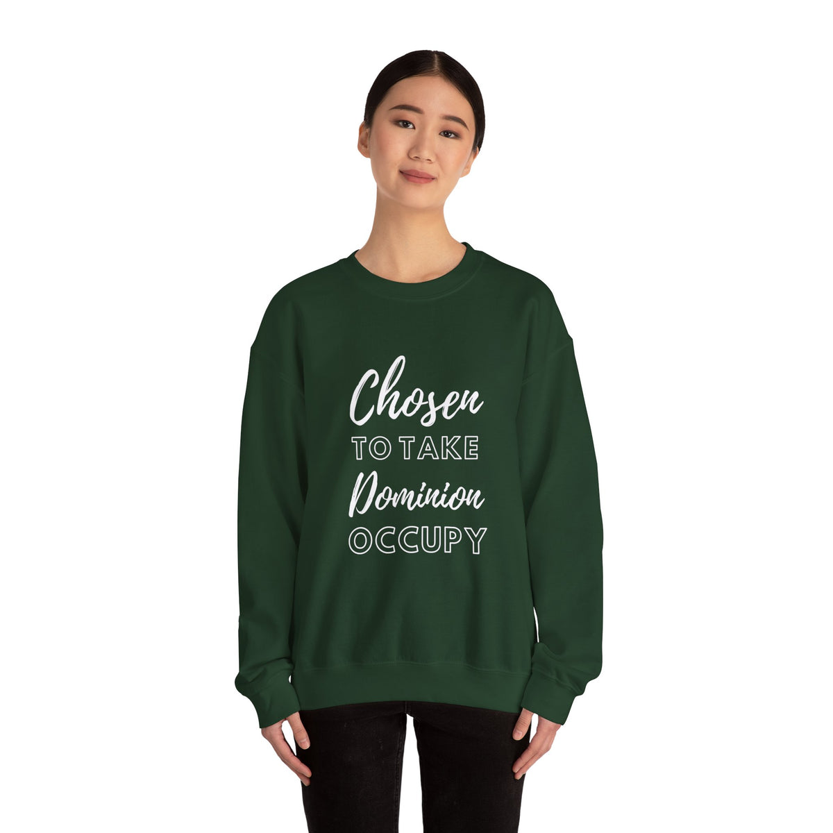 Chosen To Take Dominion Unisex Heavy Blend™ Crewneck Sweatshirt