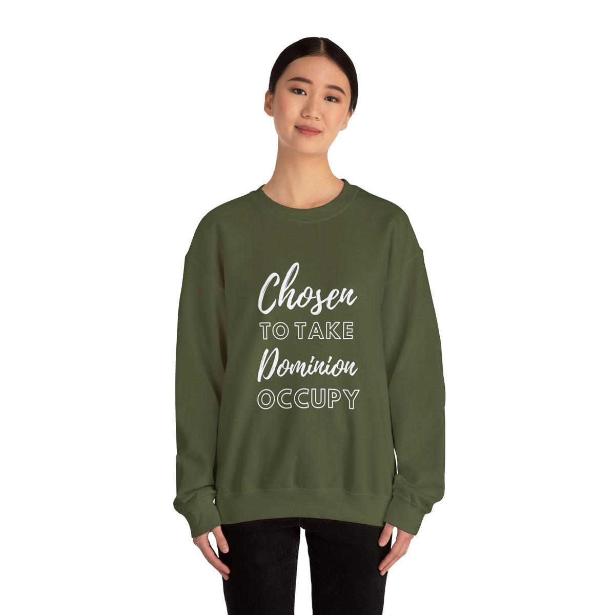 Chosen To Take Dominion Unisex Heavy Blend™ Crewneck Sweatshirt