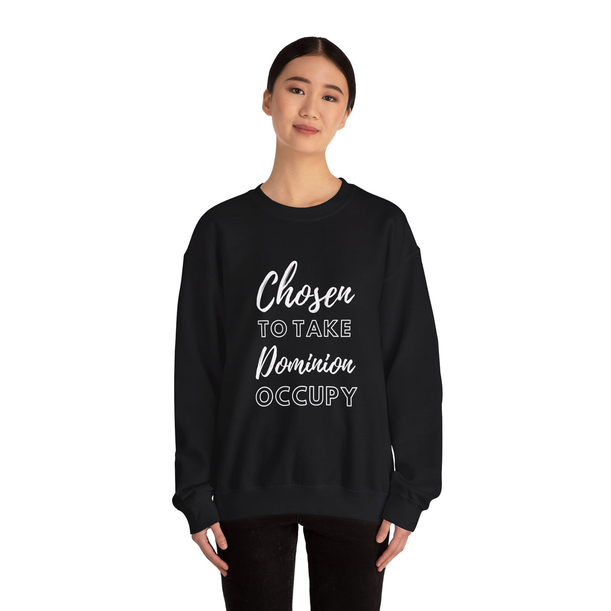 Chosen To Take Dominion Unisex Heavy Blend™ Crewneck Sweatshirt