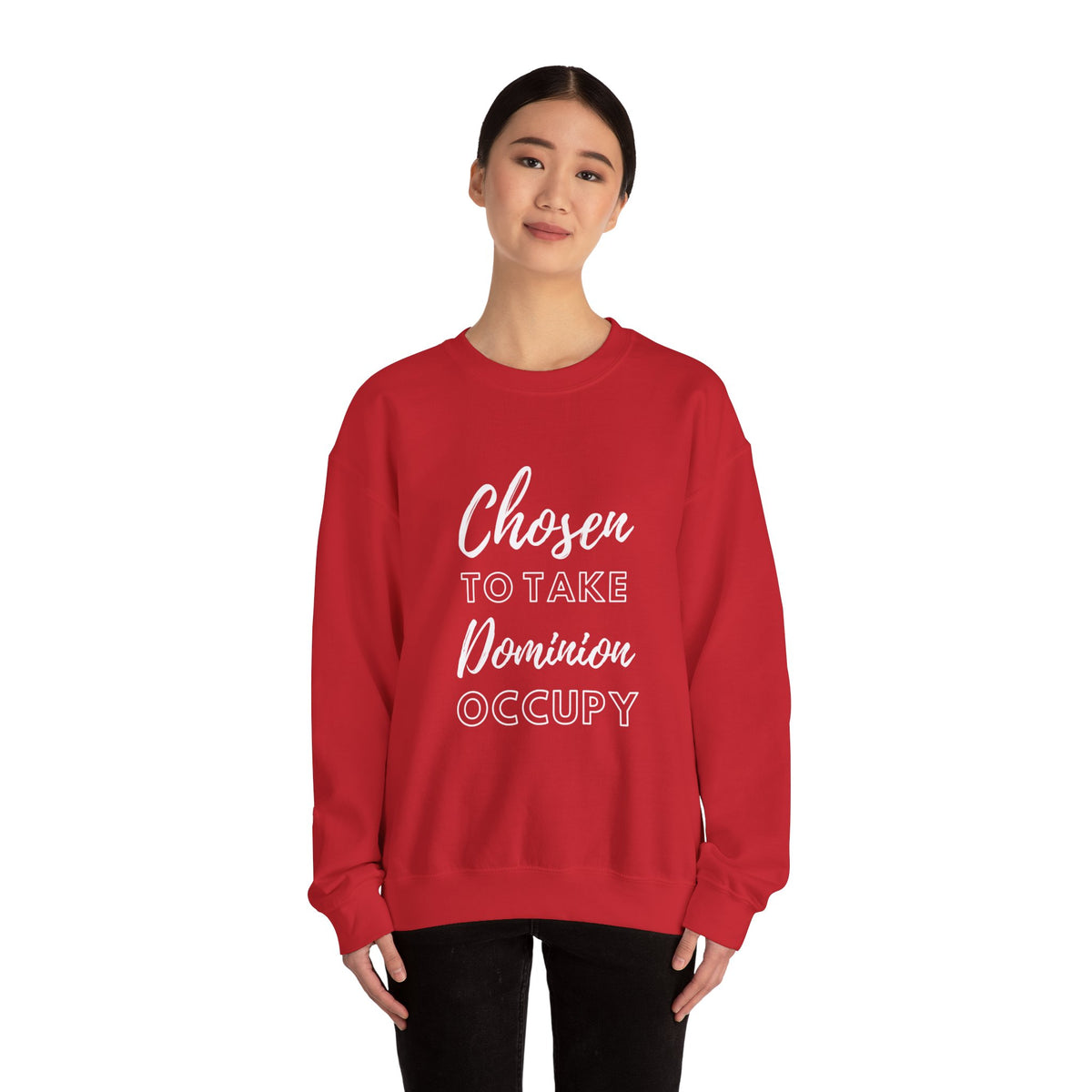 Chosen To Take Dominion Unisex Heavy Blend™ Crewneck Sweatshirt