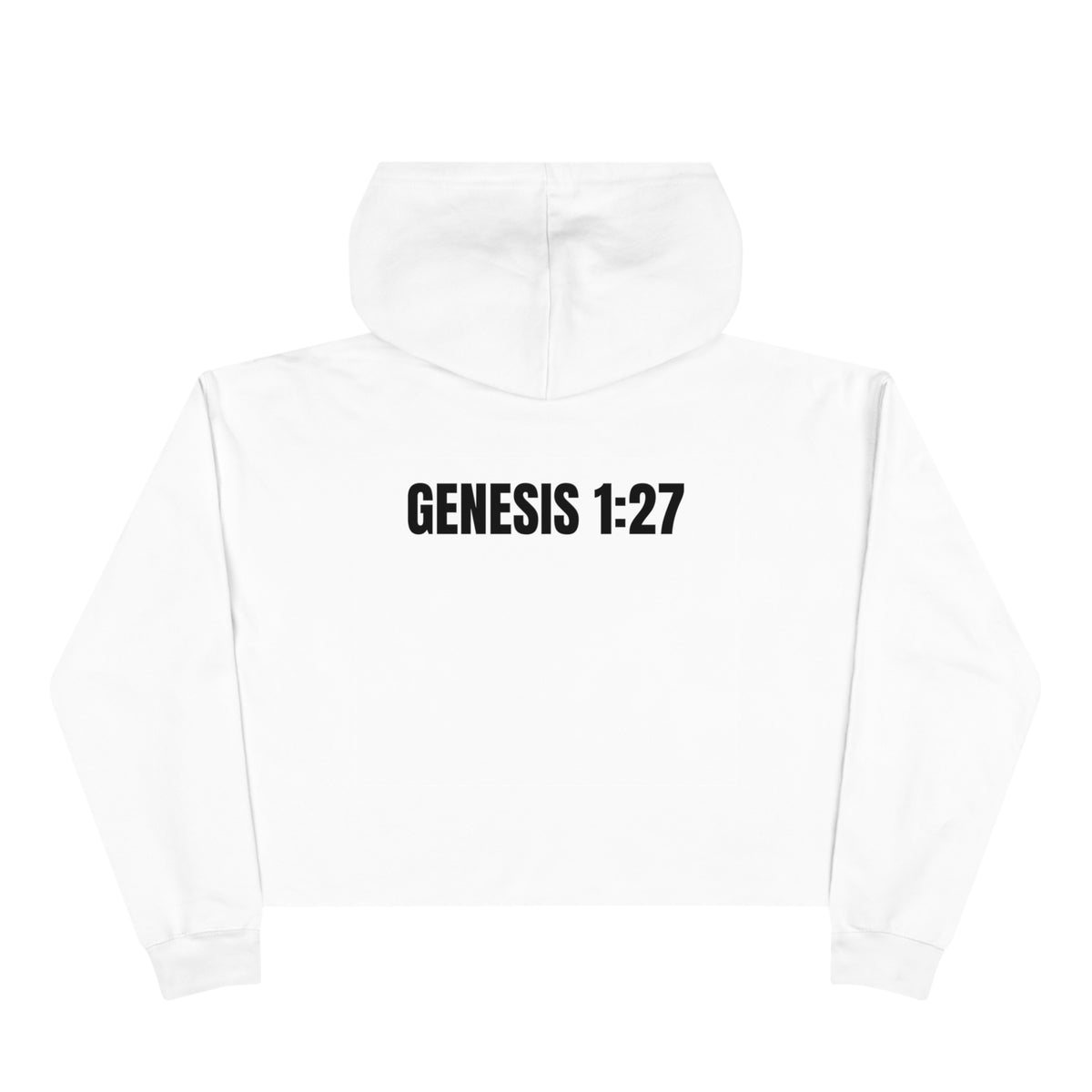 Genesis 1:27 Crop Hoodie