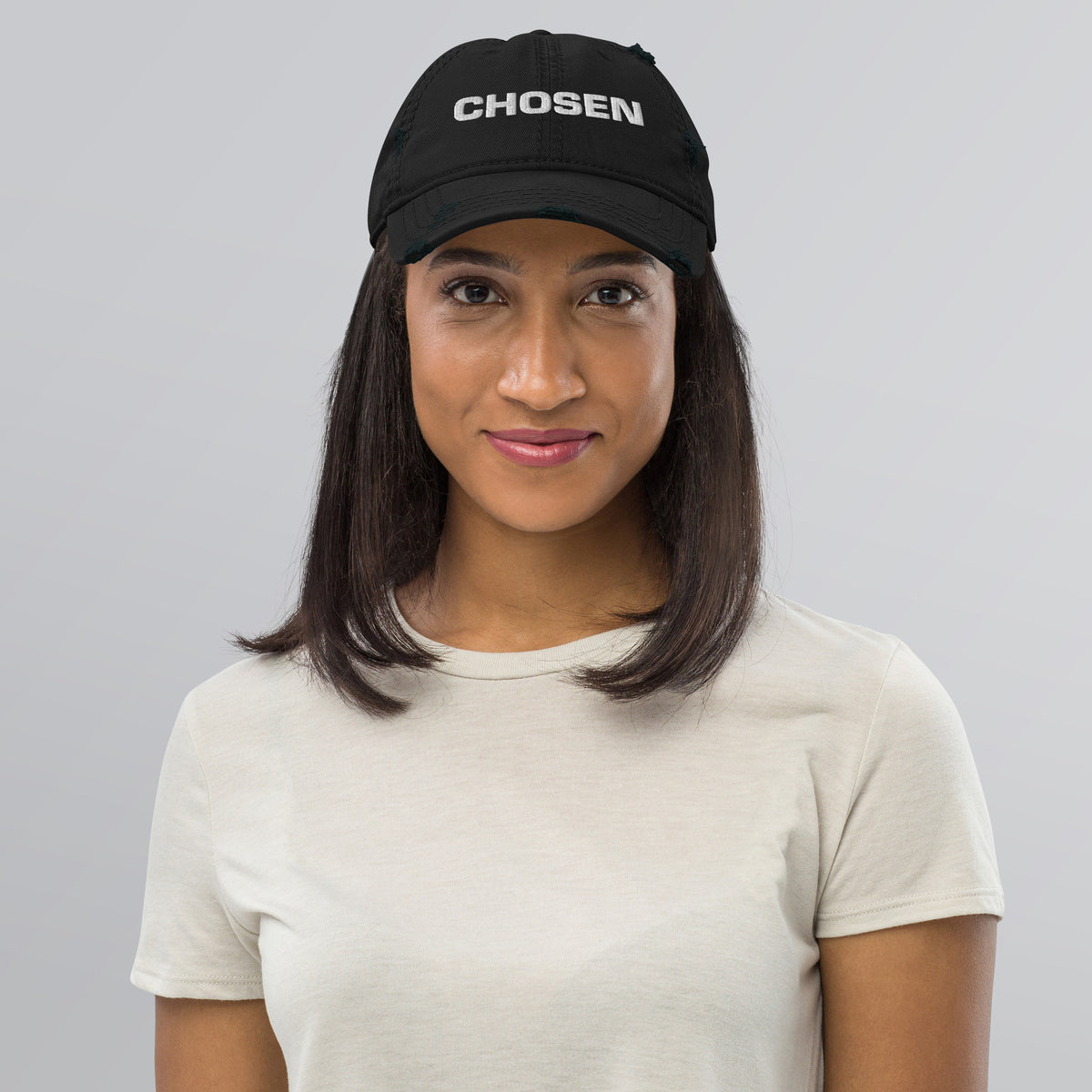 Chosen Distressed Dad Hat