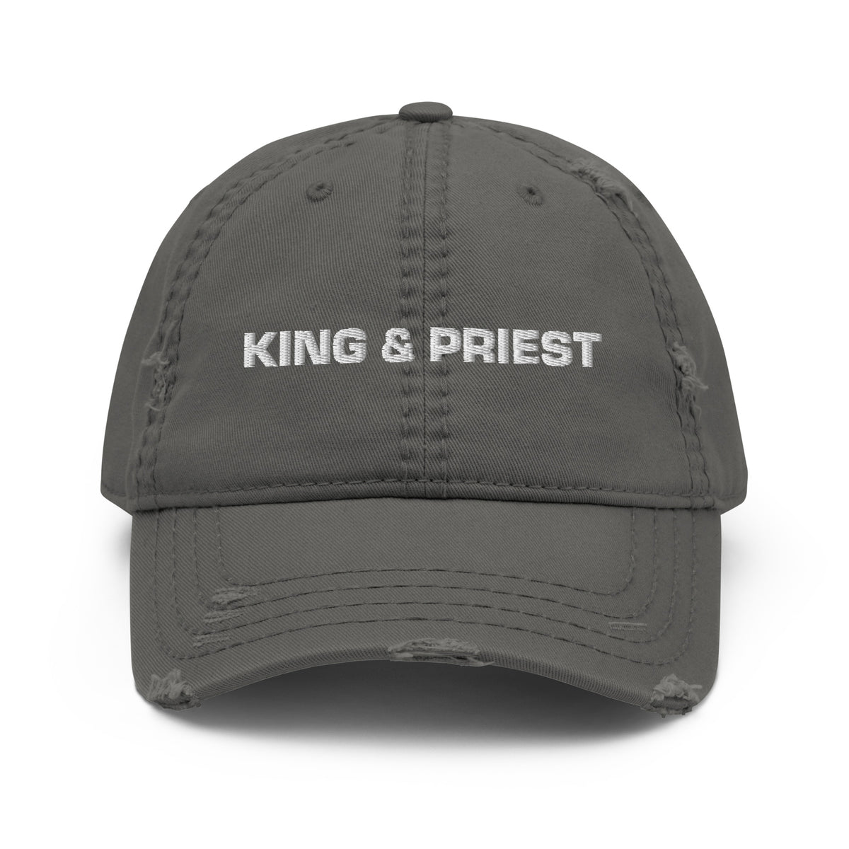 KING & PRIEST Distressed Dad Hat