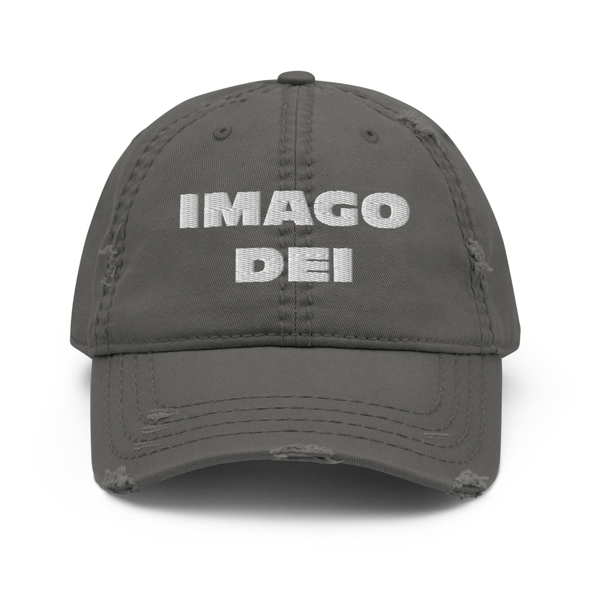 IMAGO DEI Distressed Dad Hat