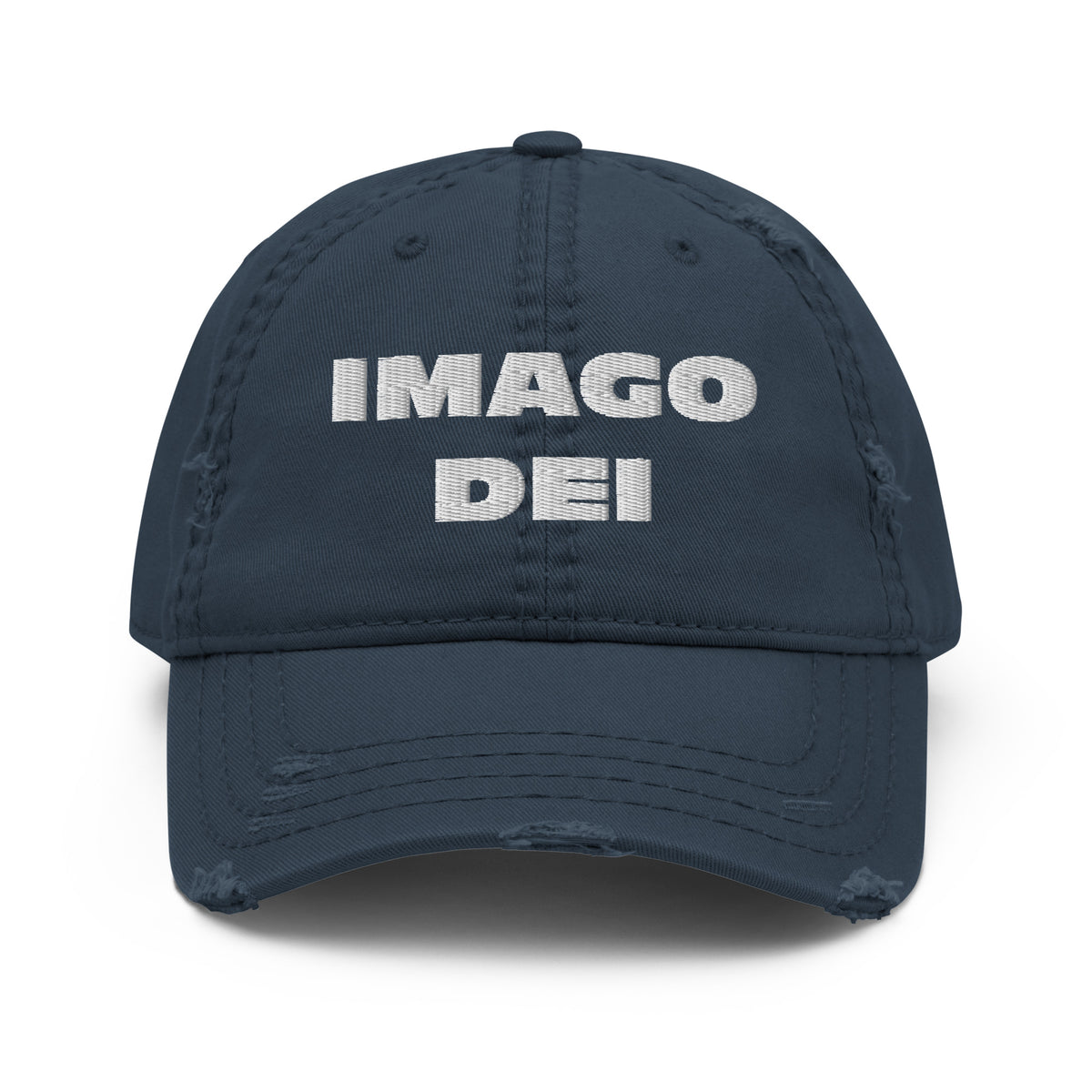 IMAGO DEI Distressed Dad Hat