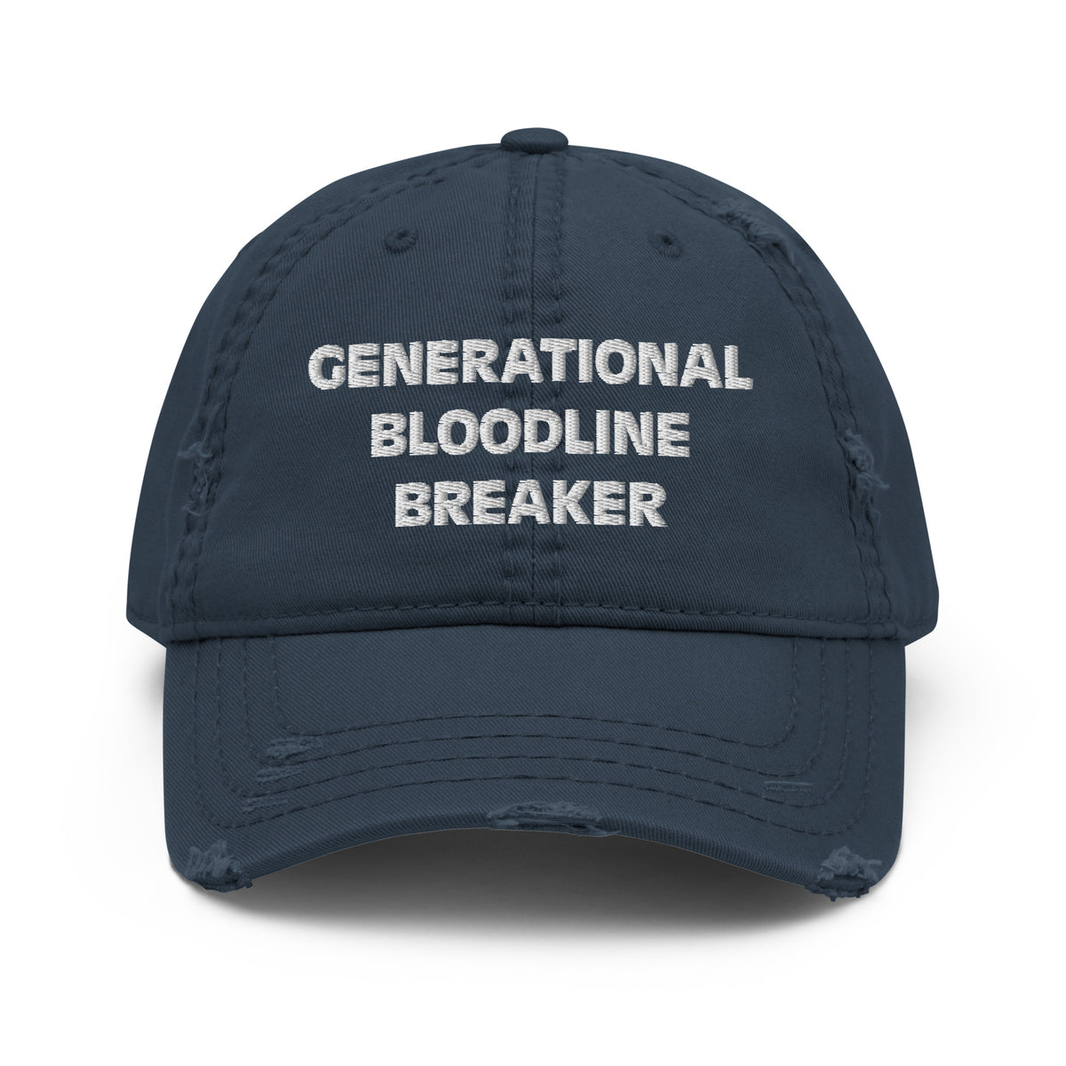 GENERATIONAL BLOODLINE BREAKER Distressed Dad Hat